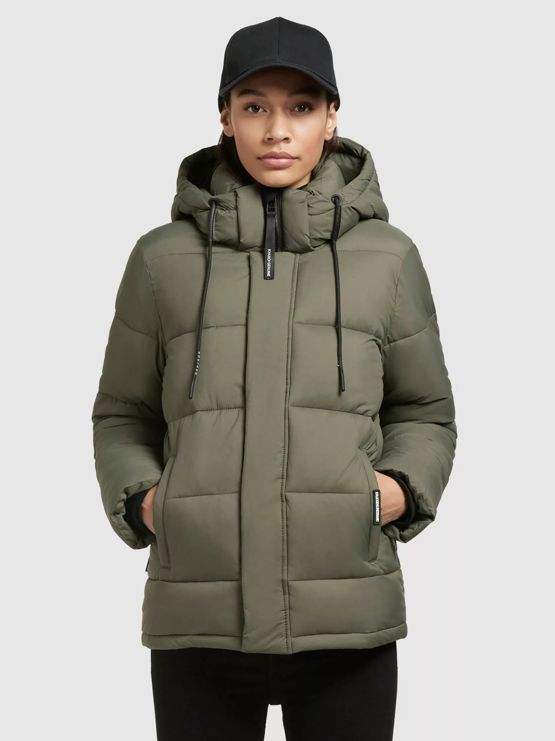 Khujo Vestes Dhiver Veste D’hiver Evona Femme Kaki 4 Khujo Vestes Dhiver Veste D’hiver Evona Femme Kaki – Image 2