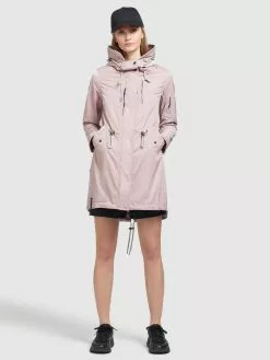 Khujo Parkas Parka Mi-saison DAYES Femme Rose -Magasin D'usine Khujo a44beb1b59b255a3aa4014d36174a5df