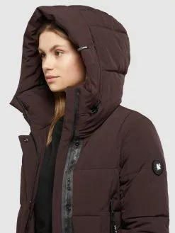 Khujo Manteaux De Mi-saison Manteau Mi-saison Namita Femme Lie De Vin -Magasin D'usine Khujo a4b9b6ddb9f59294f7c6fa789b2a1b54