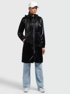 Khujo Manteaux De Mi-saison Manteau Mi-saison Marthe Femme Noir 12 Khujo Manteaux De Mi-saison Manteau Mi-saison Marthe Femme Noir -Magasin D'usine Khujo a67dbcc1fea4b151b23a8bcae6c18175