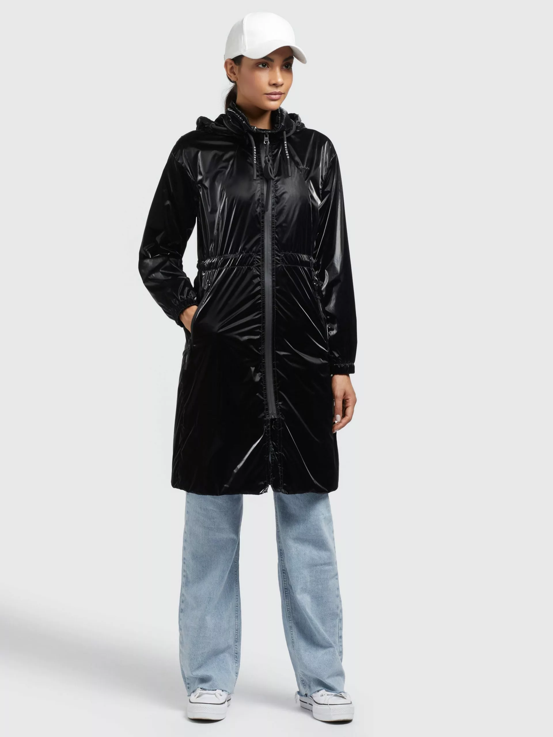 Khujo Manteaux De Mi-saison Manteau Mi-saison Marthe Femme Noir 5 Khujo Manteaux De Mi-saison Manteau Mi-saison Marthe Femme Noir – Image 3