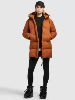 Khujo Vestes Dhiver Veste D’hiver Franee Femme Orange Foncé -Magasin D'usine Khujo a88afb4a2f9ceaed76bb1966f5193004