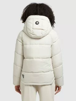 Khujo Vestes Dhiver Veste D’hiver Monty 2 Femme Blanc Cassé -Magasin D'usine Khujo a8f0672d4c418b17cfa1d3cfddedd887