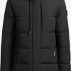 Khujo Manteaux Courts Manteau D’hiver Mats Femme Noir