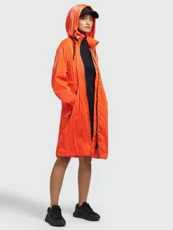 Khujo Manteaux De Mi-saison Manteau Mi-saison Marthe Femme Orange -Magasin D'usine Khujo abfbbde91da3dc7e2e28f152ab3fe6b3