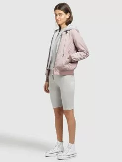 Khujo Vestes De Mi-saison Veste Mi-saison PERSEE Femme Rose -Magasin D'usine Khujo ac4f1ba2f01a21453f72ceaae3a4ad46