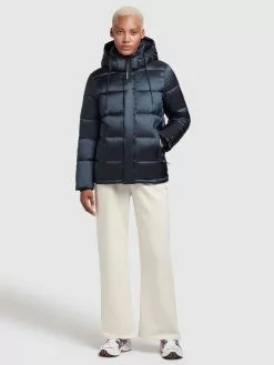 Khujo Vestes Dhiver Veste D’hiver Evona Femme Bleu Nuit -Magasin D'usine Khujo acfddd87cc1cdc31e6fa849dd2f48cbb