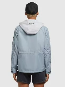 Khujo Vestes De Mi-saison Veste Mi-saison FLAMES Femme Bleu Clair -Magasin D'usine Khujo ad127c1298b439d03f4fee518eb51c90