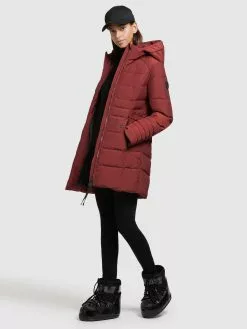 Khujo Manteaux Courts Manteau Mi-saison Amaray 3 Femme Rouge Rubis -Magasin D'usine Khujo ae2d74f007541ca3b75faf87c76095d8