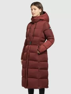 Khujo Manteaux Dhiver Manteau D’hiver HAZELLE Femme Rouge Rouille -Magasin D'usine Khujo af3e9d37de7622c71c57fdc3319a4955
