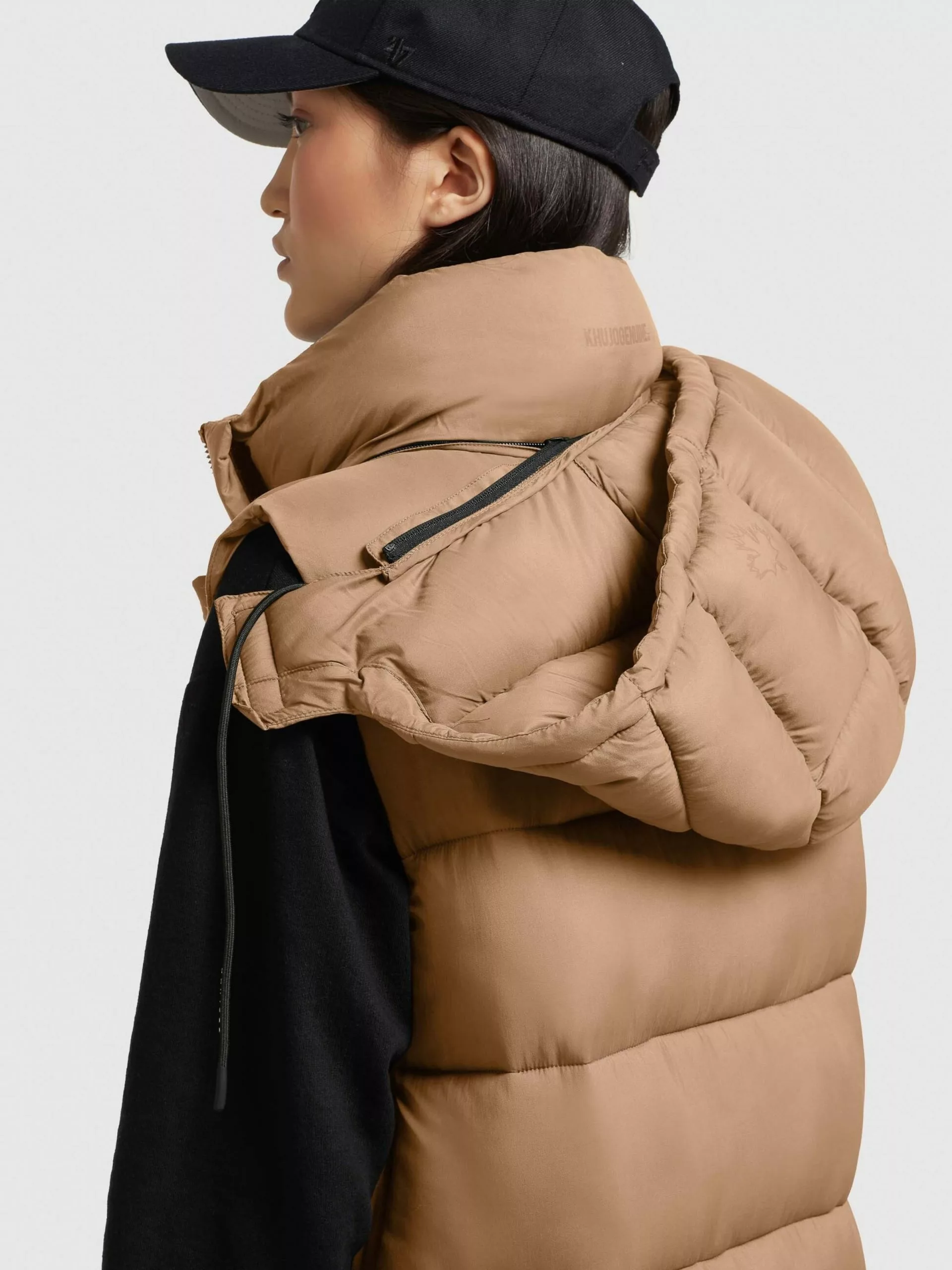 Khujo Vestes Sans Manches Gilet Tourin Femme Noisette 10 Khujo Vestes Sans Manches Gilet Tourin Femme Noisette – Image 8