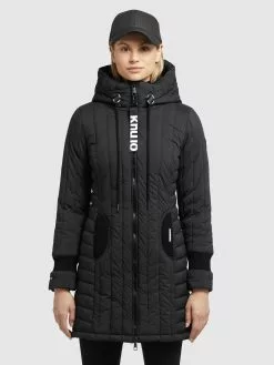 Khujo Vestes Dhiver Veste D’hiver Jerry Femme Noir -Magasin D'usine Khujo af7686249bb949accac9b49050ef9892