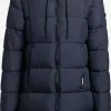 Khujo Manteaux Dhiver Manteau D’hiver Youma Femme Bleu Marine