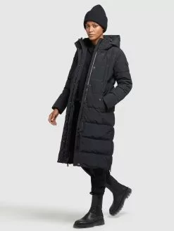 Khujo Manteaux Dhiver Manteau D’hiver Kleo Femme Noir -Magasin D'usine Khujo b443c4b02b7b7a1d7ae95f7f7ca1359d