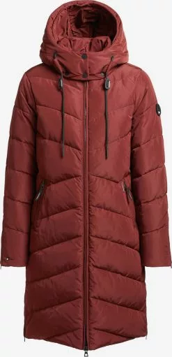 Khujo Manteaux Dhiver Manteau D’hiver Huba Femme Rouge Carmin