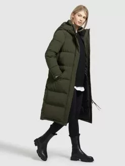 Khujo Manteaux Dhiver Manteau D’hiver Dakota Femme Vert Foncé -Magasin D'usine Khujo b56f64ce1b8562265ec8350aa5802399