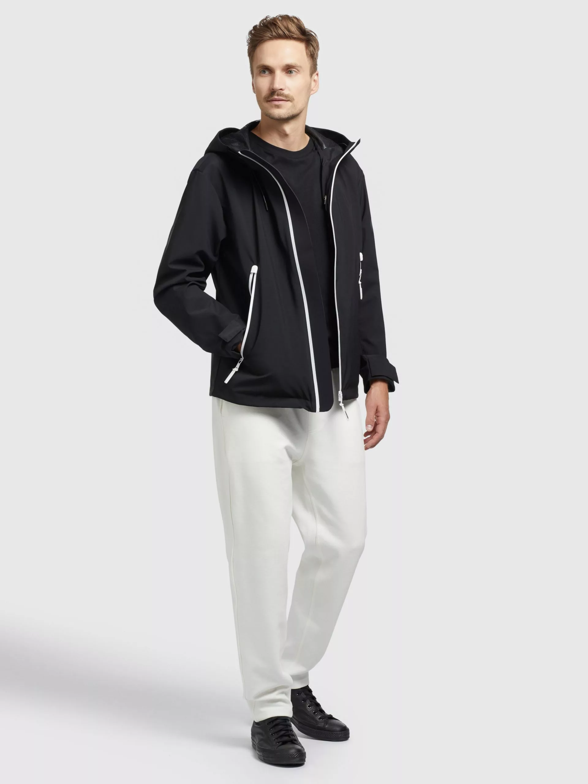 Khujo Vestes De Mi-saison Veste Mi-saison Neal Homme Noir 5 Khujo Vestes De Mi-saison Veste Mi-saison Neal Homme Noir – Image 3