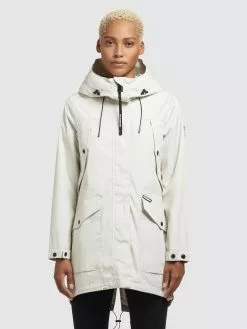 Khujo Manteaux De Mi-saison Manteau Mi-saison AIRA Femme Gris Clair 15 Khujo Manteaux De Mi-saison Manteau Mi-saison AIRA Femme Gris Clair -Magasin D'usine Khujo b9608f3a1dd862ba317b0d20f51e3e65