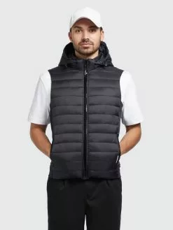 Khujo Vestes Sans Manches Gilet Homme Noir -Magasin D'usine Khujo ba05fdc8087d18c4f3390567a4d802c7