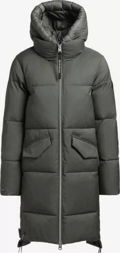 Khujo Manteaux Dhiver Manteau D’hiver Aniva Femme Olive