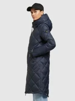 Khujo Manteaux De Mi-saison Manteau Mi-saison Zarita Femme Bleu Foncé 14 Khujo Manteaux De Mi-saison Manteau Mi-saison Zarita Femme Bleu Foncé -Magasin D'usine Khujo baf7fe76f37396bf3abd8dc1a5786ad2