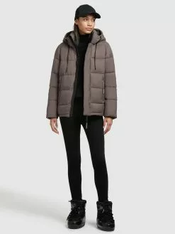 Khujo Vestes Dhiver Veste D’hiver Evona Femme Marron -Magasin D'usine Khujo bd1363aebc4671cd8a537cbc0c2f2df3