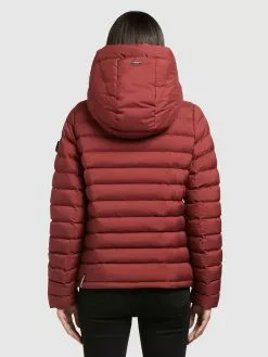 Khujo Vestes De Mi-saison Veste Mi-saison Lovina Femme Rouge Foncé -Magasin D'usine Khujo bd23404513ed7c1cfc93c85710281615