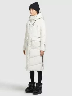 Khujo Manteaux Dhiver Manteau D’hiver Elvita Femme Blanc Cassé -Magasin D'usine Khujo be1f6209a4f7887558a51fc775700895