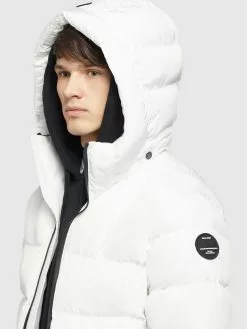 Khujo Vestes Dhiver Veste D’hiver Sumo Homme Blanc -Magasin D'usine Khujo be386691011ff4be37cccfb42d26c7f4