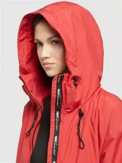Khujo Vestes De Mi-saison Veste Mi-saison BLAIR Femme Rouge -Magasin D'usine Khujo be7bb68ea4cbc86c3da4366fe138eac2
