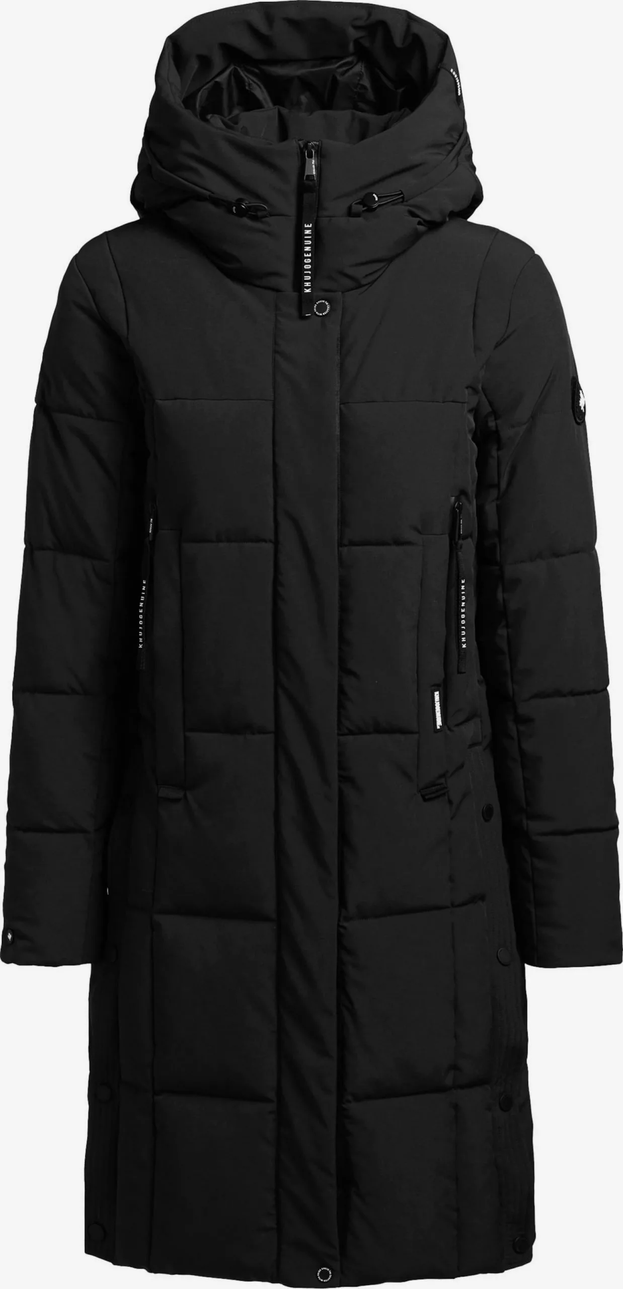 Khujo Manteaux De Mi-saison Manteau Mi-saison Namita Femme Noir 3 Khujo Manteaux De Mi-saison Manteau Mi-saison Namita Femme Noir