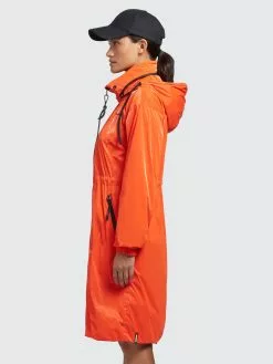 Khujo Manteaux De Mi-saison Manteau Mi-saison Marthe Femme Orange -Magasin D'usine Khujo c240a06027adb41416d949e3549c193e