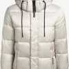 Khujo Vestes Dhiver Veste D’hiver Evona Femme Blanc Perle