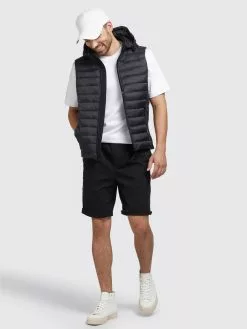 Khujo Vestes Sans Manches Gilet Homme Noir -Magasin D'usine Khujo c2bcc245037da82785c2a28d5617053b