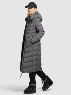 Khujo Manteaux Dhiver Manteau D’hiver Ingram Femme Anthracite -Magasin D'usine Khujo c38f3e03c522818ab3b7b21b58c57867