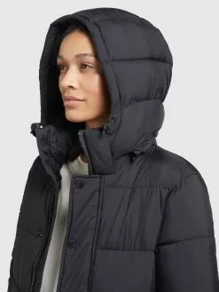 Khujo Manteaux Dhiver Manteau D’hiver Corinna Femme Noir -Magasin D'usine Khujo c434bfd24ed07f38f76559840d1c6682