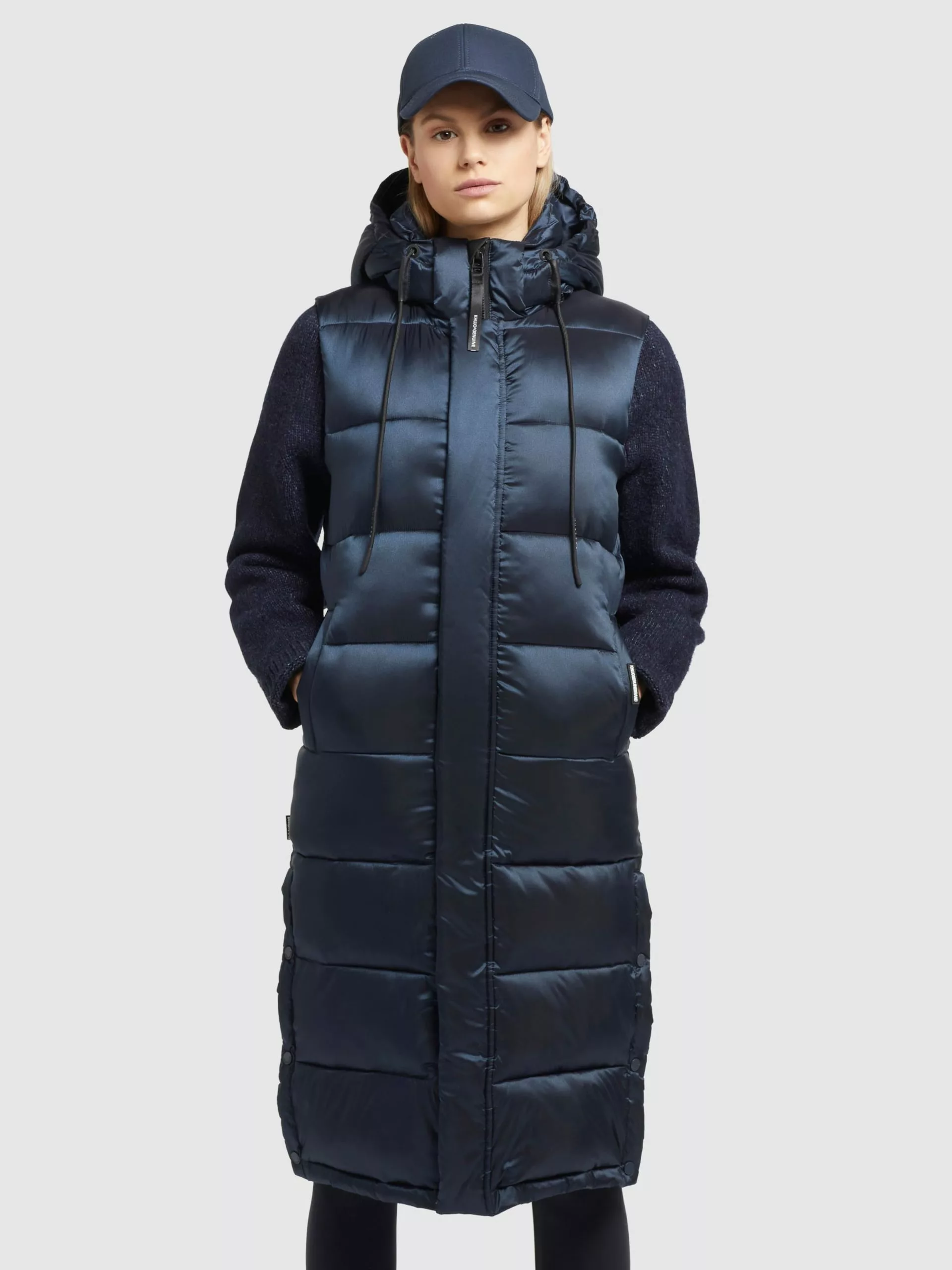 Khujo Vestes Sans Manches Gilet Tourin Femme Bleu Marine 4 Khujo Vestes Sans Manches Gilet Tourin Femme Bleu Marine – Image 2