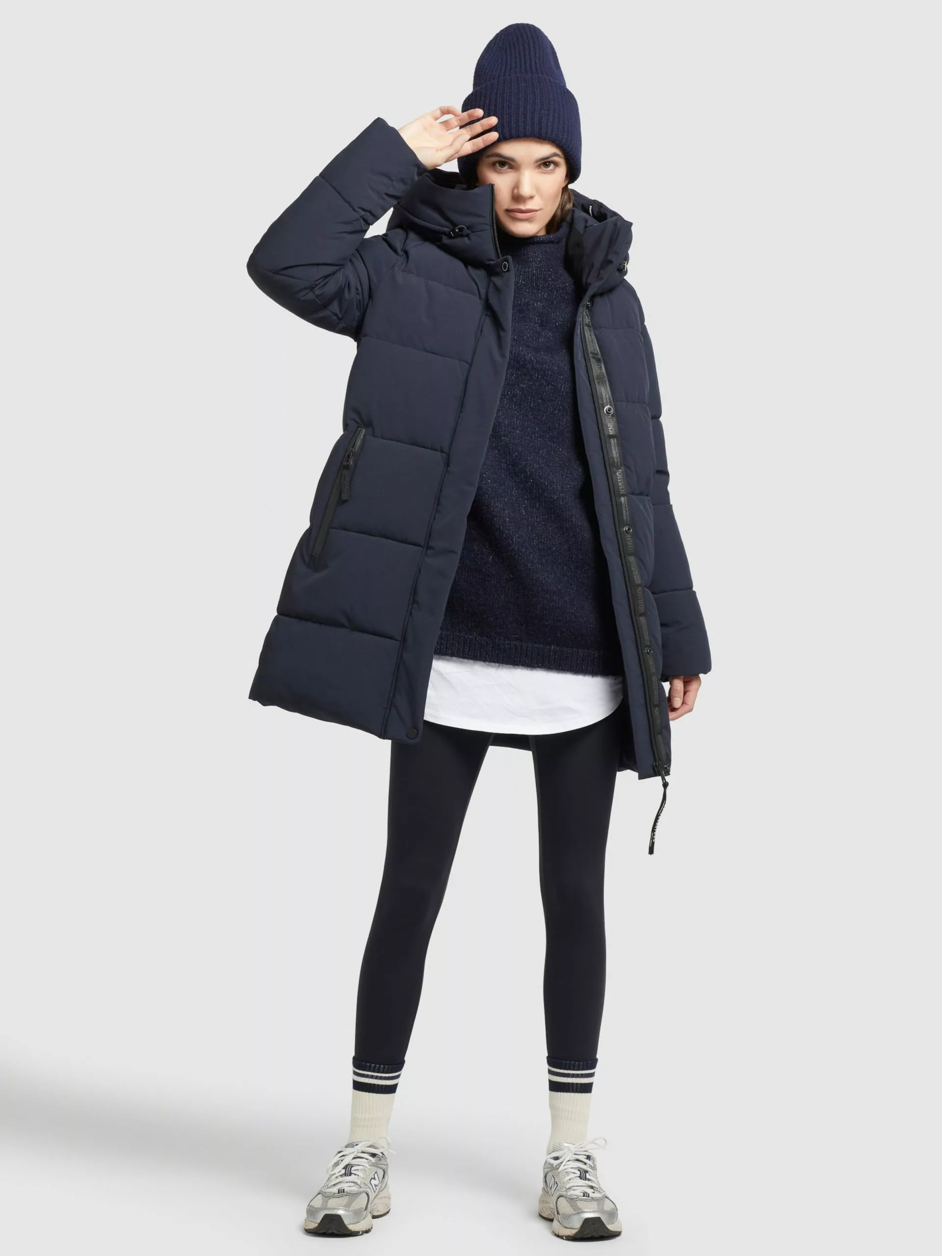 Khujo Manteaux Courts Manteau D’hiver Wente Femme Bleu Foncé 8 Khujo Manteaux Courts Manteau D’hiver Wente Femme Bleu Foncé – Image 6