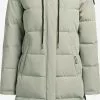 Khujo Manteaux Dhiver Manteau D’hiver LOLL Femme Vert Pastel