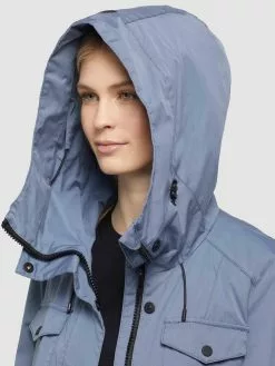 Khujo Parkas Parka Mi-saison ELST Femme Bleu -Magasin D'usine Khujo c9700c298446965676b08104afcd5573