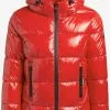 Khujo Vestes Dhiver Veste D’hiver Fala Femme Rouge