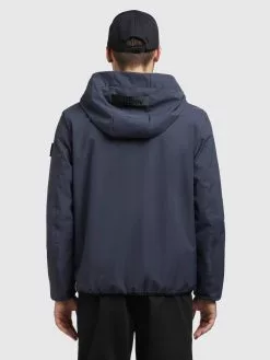 Khujo Vestes De Mi-saison Veste Mi-saison Eldon Homme Marine -Magasin D'usine Khujo ca5db1761361a6486a8d68a59499cbaa