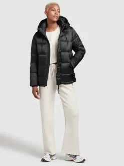 Khujo Vestes Dhiver Veste D’hiver Evona Femme Noir -Magasin D'usine Khujo cc19d8cdb50f29098f83fcc22375c23b