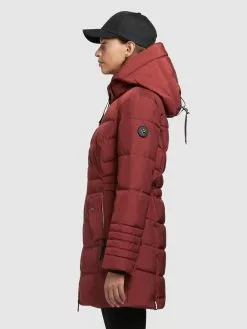 Khujo Manteaux Courts Manteau Mi-saison Amaray 3 Femme Rouge Rubis -Magasin D'usine Khujo cd3a2539c1daadab3a9083a8850536c9