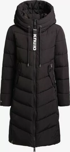 Khujo Manteaux Dhiver Manteau D’hiver Ayleena Femme Noir