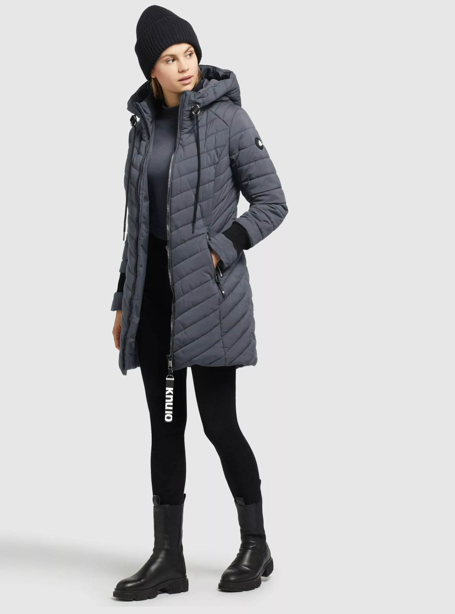 Khujo Manteaux Dhiver Manteau D’hiver Nita Femme Anthracite 5 Khujo Manteaux Dhiver Manteau D’hiver Nita Femme Anthracite – Image 3