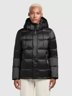 Khujo Vestes Dhiver Veste D’hiver Evona Femme Noir -Magasin D'usine Khujo cd8b8f73f5bed194e28a20faa102c8b9