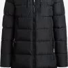Khujo Manteaux Dhiver Manteau D’hiver Jilias Femme Noir