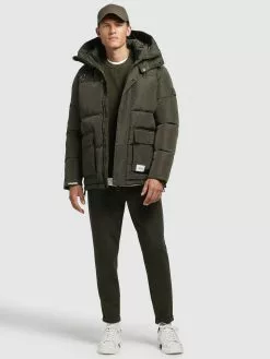 Khujo Vestes Dhiver Veste D’hiver JEDI Homme Kaki -Magasin D'usine Khujo ce951459e6bdb02831117ae2a5c562e9