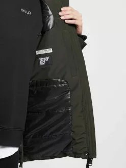 Khujo Vestes Dhiver Veste D’hiver Eunice Femme Olive -Magasin D'usine Khujo d03cd7e34daf5cb5f01396fb738fd31e